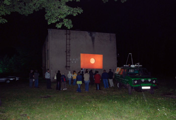 Pokaz astronomiczny - Palowice, wrzesie 2008