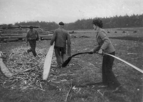 Materiały budowlane na parceli kościelnej