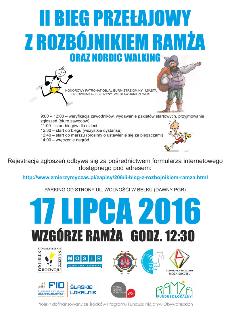 II bieg przełajowy po Wzgórzu Ramża