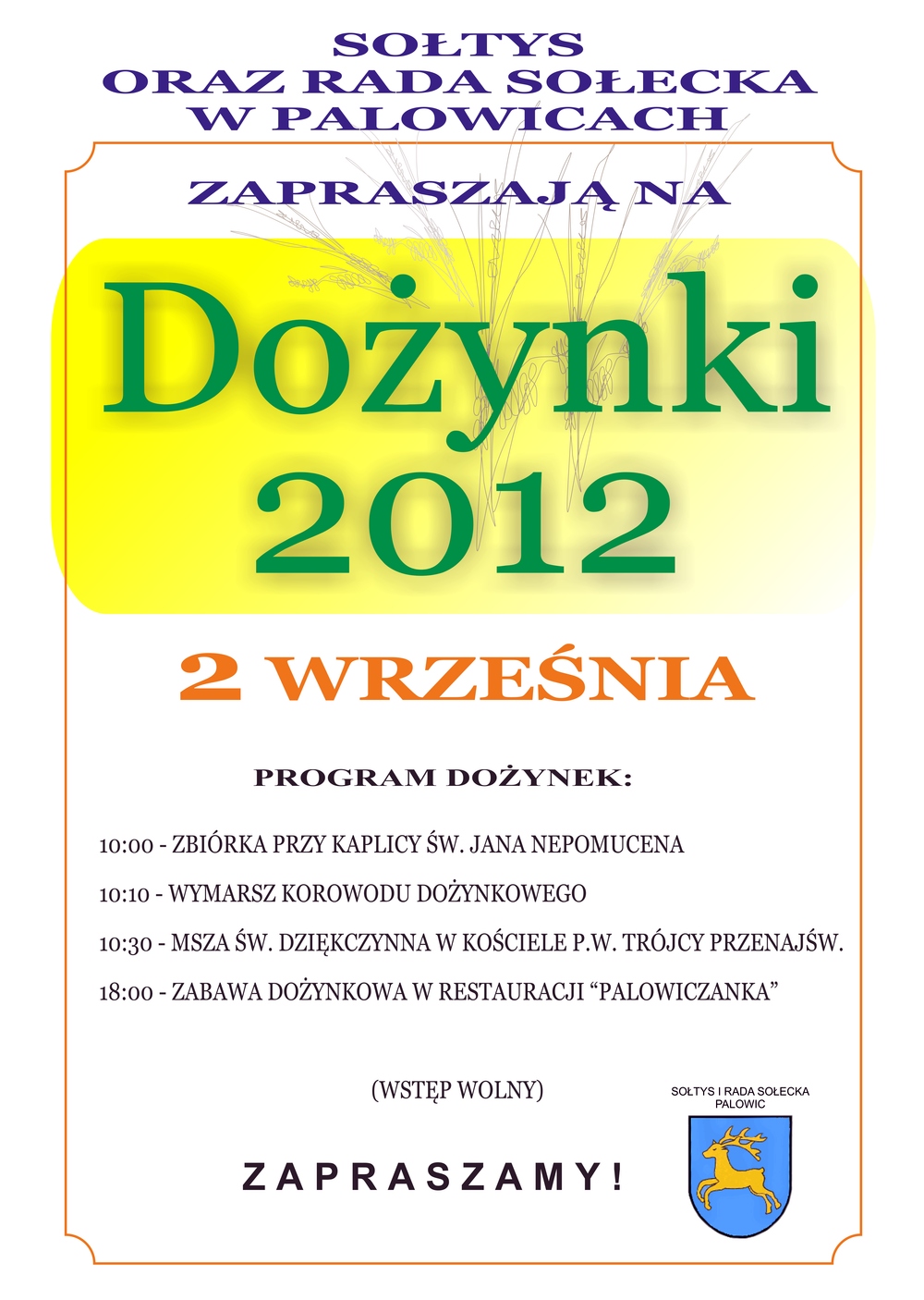 Dożynki 2012 - Palowice.NET