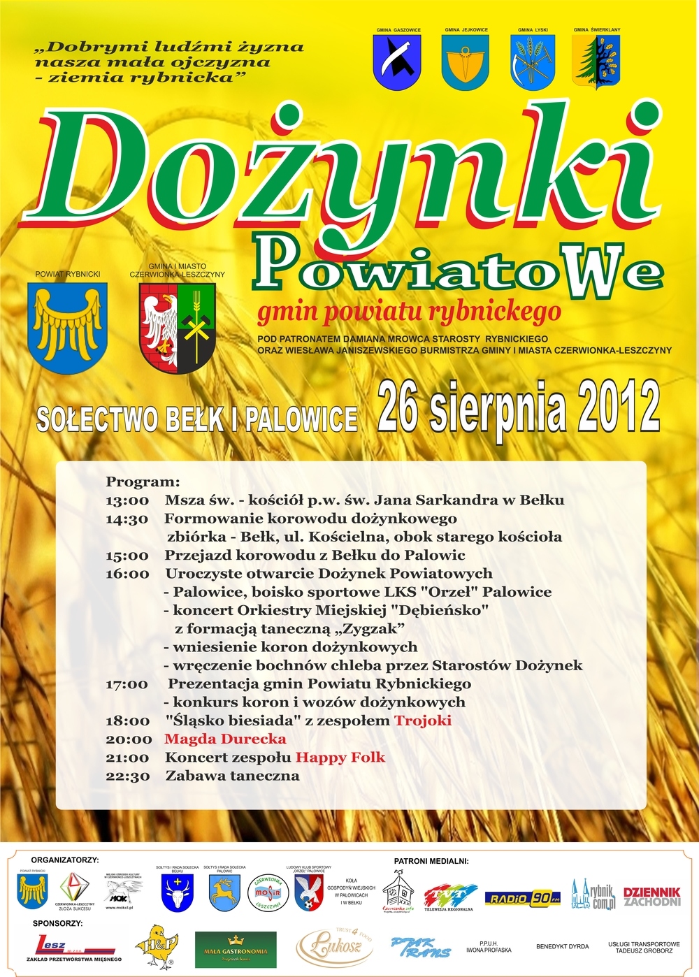 Dożynki Powiatowe 2012 - Palowice.NET