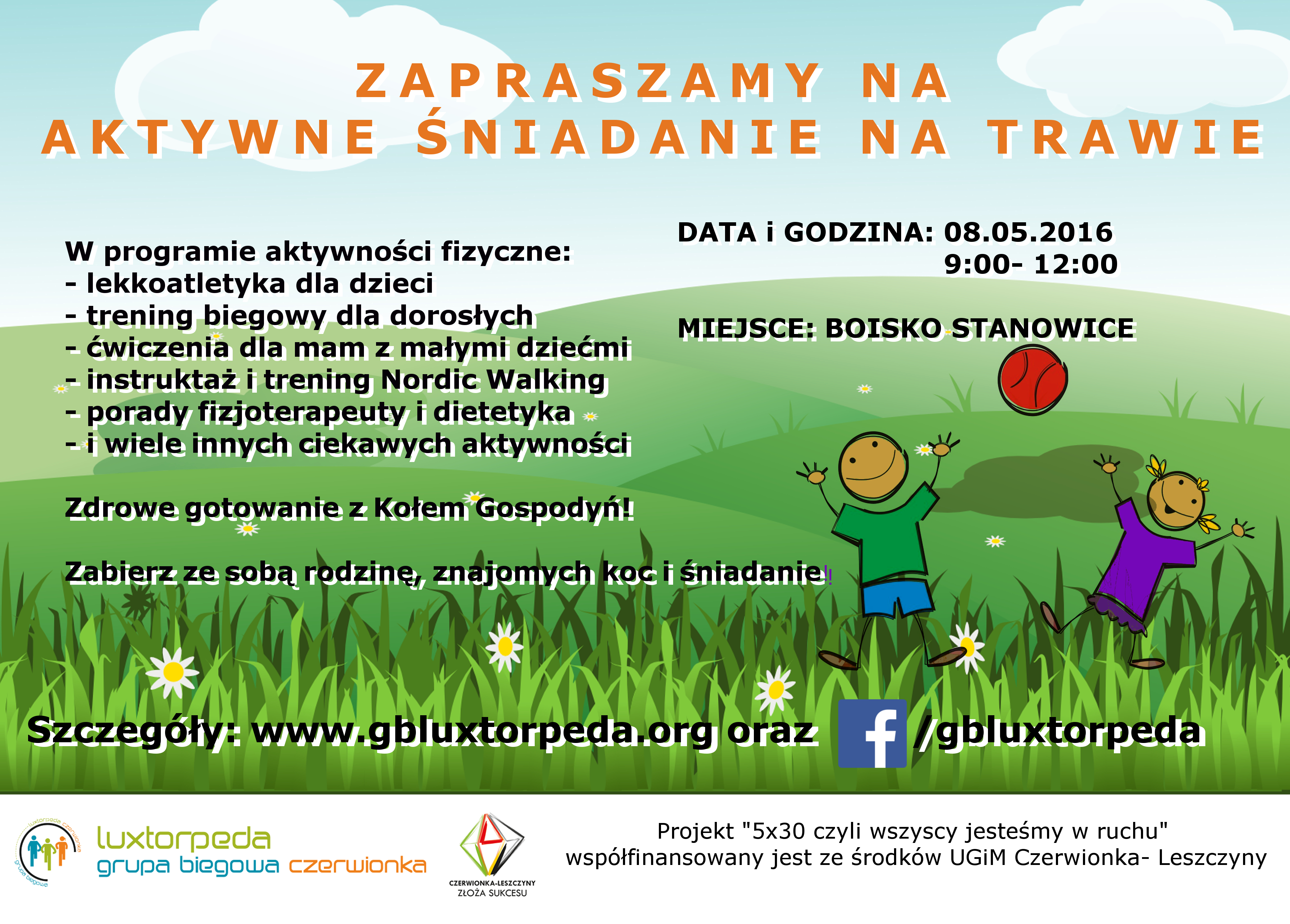 Aktywne śniadanie na trawie - Palowice.NET 2016