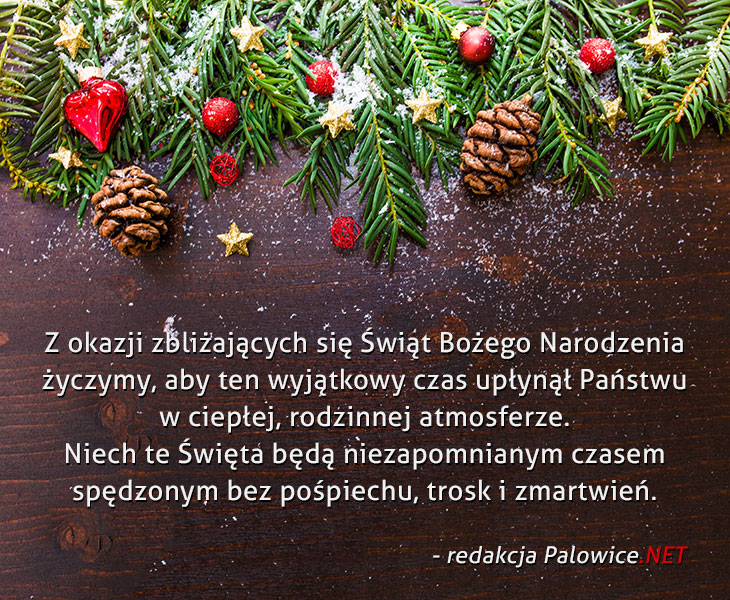 Życzenia Świąteczne - Palowice.NET